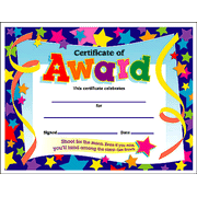 Certificate of Award (Star)
