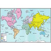 See The World Extra Maps, Set of 6   - 