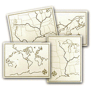 Geography: A Literature Approach Map Set (Holling Geography  Pack; Set of 4 18 x 24 Maps)