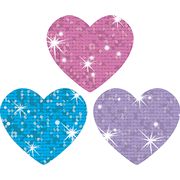 Sparkle Hearts SuperShapes Stickers  - 