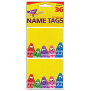 Colorful Crayons Name Tags