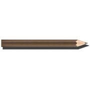 Pew Pencils, Brown, 144
