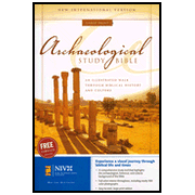 NIV Archaeological Study Bible, Hardcover, Large Print  1984  - 