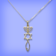 Roots Symbol, Gold-plated Necklace