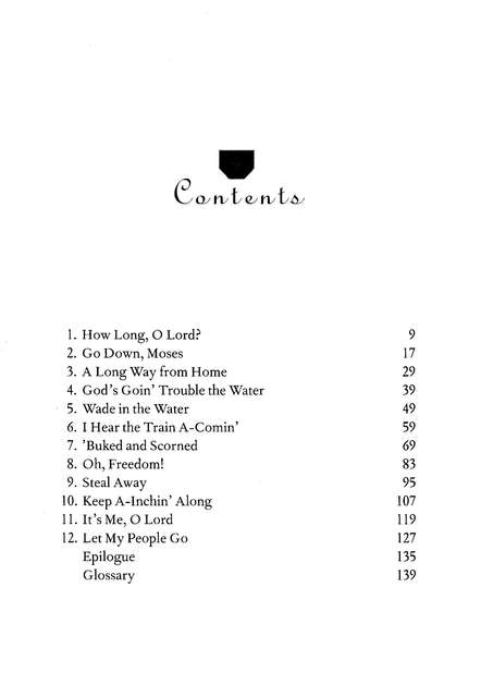 Table of Contents Preview Image - 2 of 8 - Courage to Run: A Story Based on the Life of Harriet Tubman