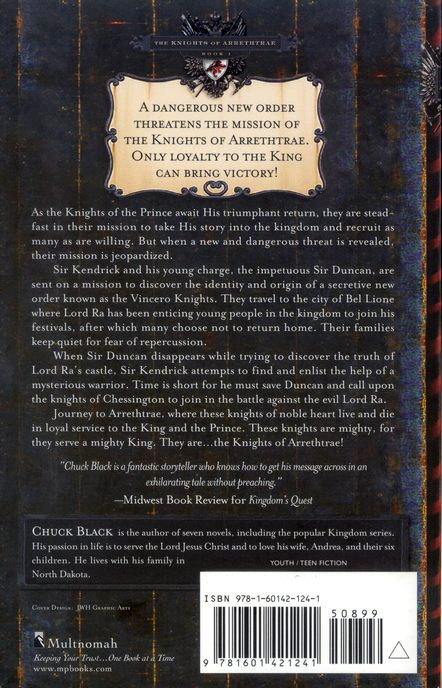 Sir Kendrick and The Castle of Bel Lione, Knights of  Arrethtrae