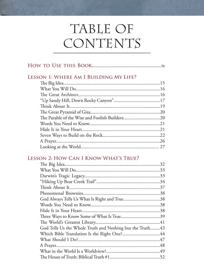 Table of Contents Preview Image - 2 of 11 - What We Believe Series, Who is God? And Can I Really Know Him? Volume 1