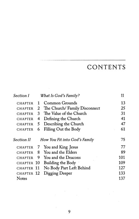 Table of Contents Preview Image - 2 of 8 - Loving the Church: God's People Flourishing In God's Family