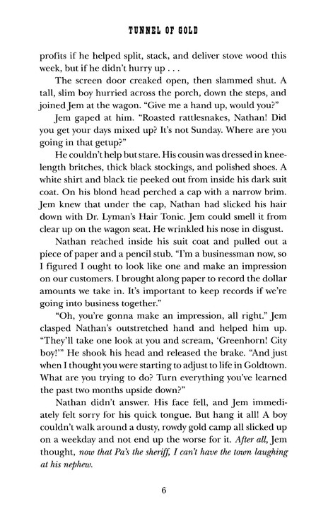 Excerpt Preview Image - 4 of 10 - #2: Tunnel of Gold, The Goldtown Adventures, Book 2