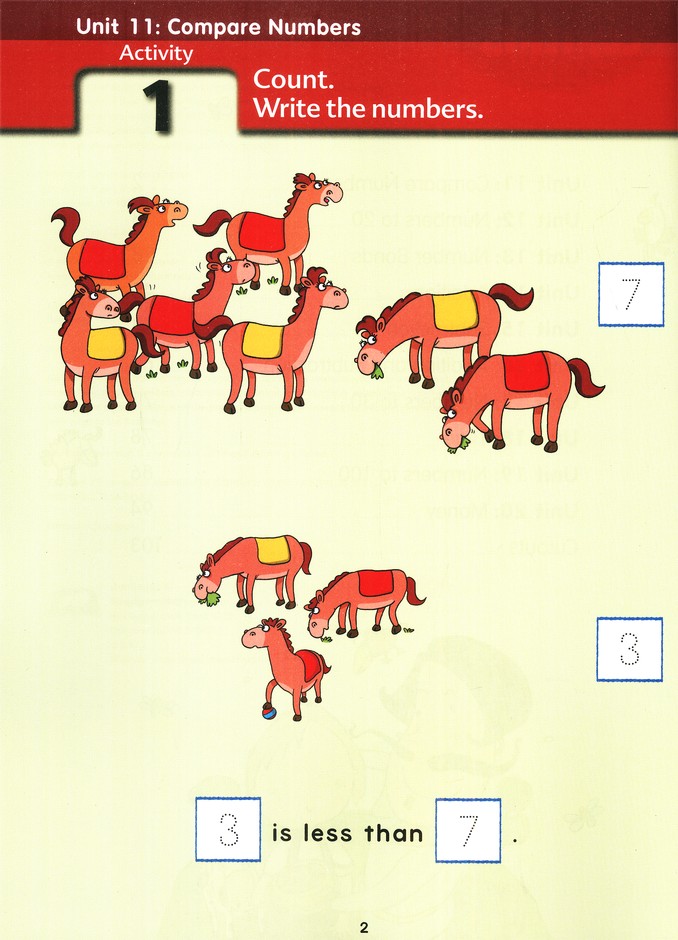 Excerpt Preview Image - 3 of 8 - EarlyBird Kindergarten Math (Standards Edition) Activity Book B