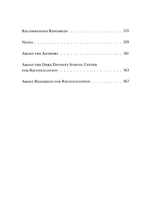 Table of Contents Preview Image - 3 of 8 - Reconciling All Things: A Christian Vision for Justice, Peace, and Healing