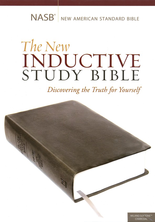 The NASB New Inductive Study Bible, Milano Softone, Charcoal