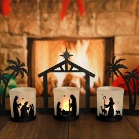Nativity Candle Set