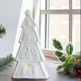 LED Nativity Tree