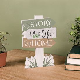 Our Story Sign Post