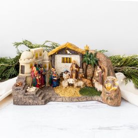 Deluxe Panoramic Nativity Display