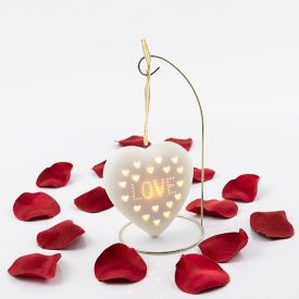 Light-up Love Ornament