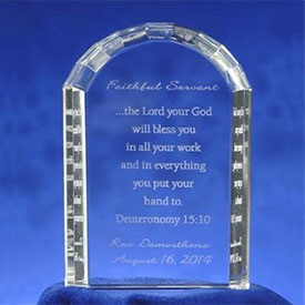 Faithful Servant Plaque