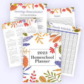 2023 Homeschool Planner