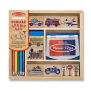 My First Wooden Stamp Set - Vehicles