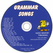 Audio Memory Grammar Songs CD Only