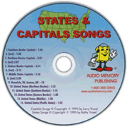 Audio Memory States & Capitals CD Only