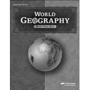 Abeka World Geography Quizzes/Tests Key