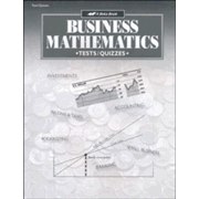 Abeka Business Mathematics Tests, Quizzes & Speed Drills