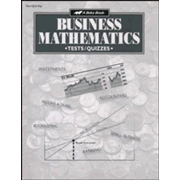 Abeka Business Mathematics Tests, Quizzes & Speed Drills Key