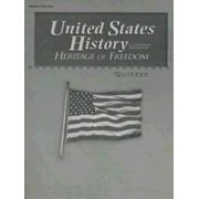 Abeka United States History in Christian Perspective:   Heritage of Freedom Quizzes Key