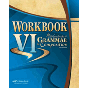 Abeka Workbook VI for Handbook of Grammar & Composition