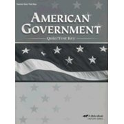 Abeka American Government Quiz/Test Key