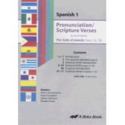 Abeka Por Todo el Mundo, Español - Año 1A & B,  Pronunciación/Versos Bíblicos, Audio CD
