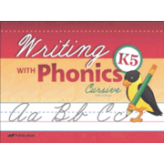 Abeka Writing with Phonics K5 (Cursive)