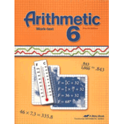 Abeka Arithmetic 6 Work-text, Fourth Edition