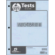 Algebra 1 Tests Answer Key 3rd Edition