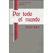 Abeka Por todo el mundo Spanish Year 1 Tests Key