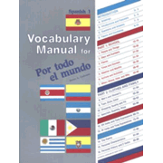 Abeka Por todo el mundo Spanish Year 1 Vocabulary Manual