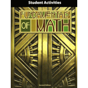 Fundamentals of Math Student Activity Manual 2nd Edition