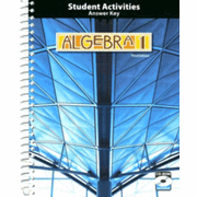 Algebra 1 Student Activities Teacher (Book & CD) 3rd Edition