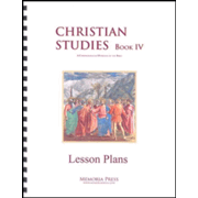 Christian Studies 4 Lesson Plans