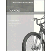 Saxon Math Intermediate 3 Homeschool Testing Book