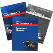 Algebra 2 Homeschool Kit With Solutions Manual (4th Edition)