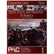 People, Places, and Principles of America Full Course Kit (Chapters 1-6)