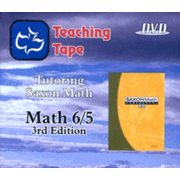 Saxon Math 6/5 Teaching Tape Full Set DVDs, 3rd Ed