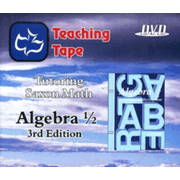 Saxon Math Algebra 1/2 Teaching Tape Full Set DVDs