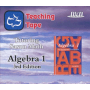 Saxon Math Algebra 1 Teaching Tape Full Set DVDs, 