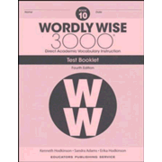 Wordly Wise 3000 Book 10 Tests (4th Edition; Homeschool  Edition)