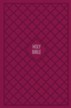 KJV, Thinline Bible, Standard Print, Cloth over Board, Pink, Red Letter Edition