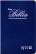 Biblia Ultrafina NVI, Piel Imitada Azul  (NVI Slimline Bible, Imitation Leather, Blue)